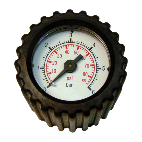 Pressure gauge with connection fittings